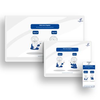 Mockup der Webseite von Versicherungsgurus