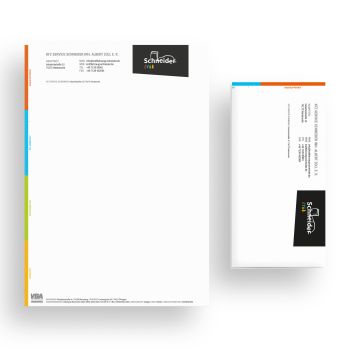 Mockup Briefpapier von Kraftfahrzeug Schneider