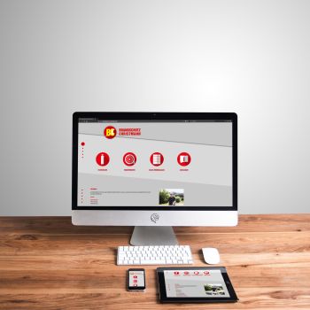 Mockup der Webseite von Brandschutz Christmann